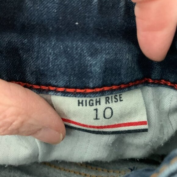 Tommy Hilfiger High Rise Dark Wash Jeans Size 10 - Picture 9 of 10